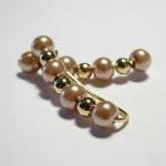 Ear Pins - Champagne Gold G..