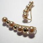 Ear Pins - Champagne Gold G..