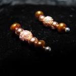 Ear Pins - Copper Freshwate..