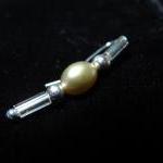 Ear Pins - Green Freshwater..