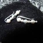 Ear Pins Sterling Silver Fi..