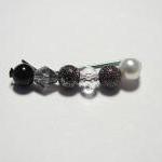 Ear Pins - Gunmetal, White ..