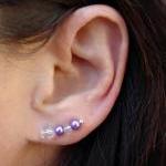 Ear Pins - Purple - Lavende..
