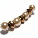 Ear Pins - Faceted Copper C..